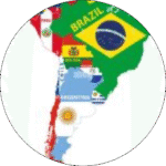 south america map mixed with countries flags vector illustration t85eeg 150x150 1